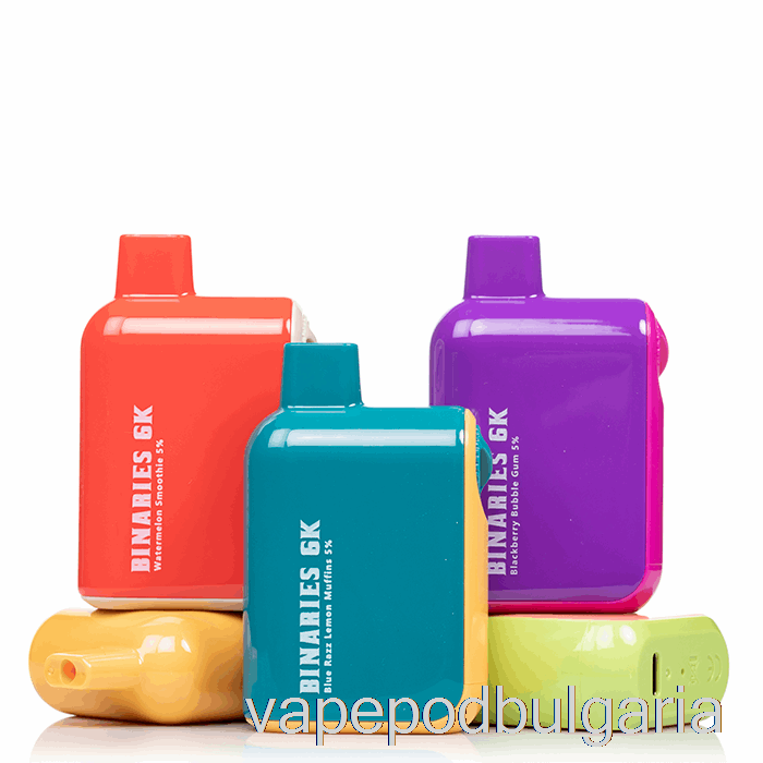 Vape Течности Horizon Binaries 6k 6000 за еднократна употреба прозрачен